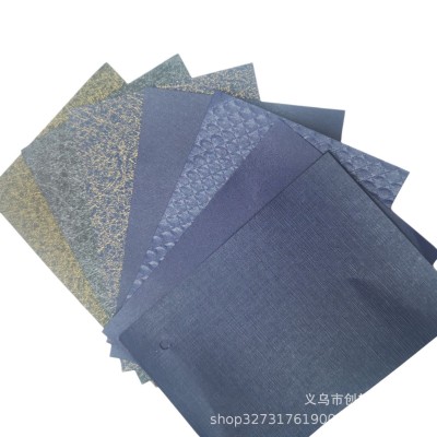 120克黑色亮面充皮纸特种纸珠光纸礼盒首饰盒包装纸图5