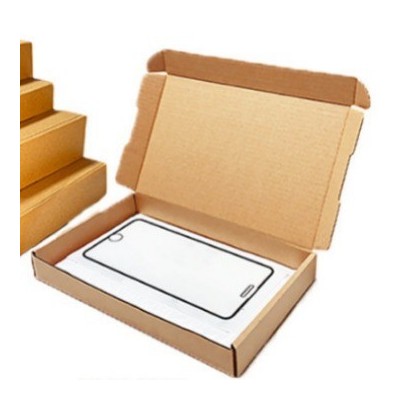 新鸿发快递专用打包盒现货小批量包装盒 三层特硬手机壳飞机盒图5