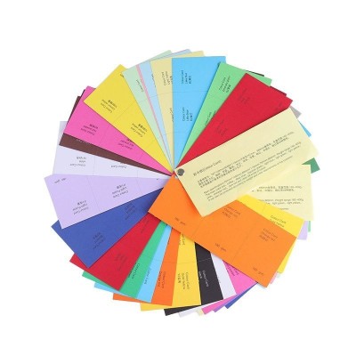 70克双面彩色纸彩胶纸折纸美术用纸印刷用纸彩色双胶纸色卡纸厂家图3