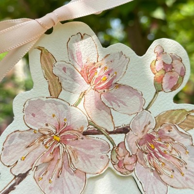 现货种子纸书签 可种植的发芽艺术纸厂家门票请柬卡片种子纸书签图3