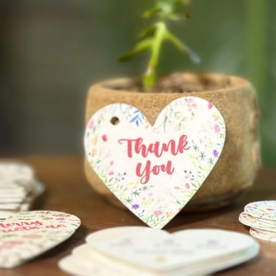 跨境新款爱心种子纸 情人节爱心礼物婚房布置挂饰派对用装饰物图3