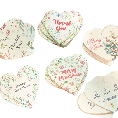 跨境新款爱心种子纸 情人节爱心礼物婚房布置挂饰派对用装饰物图5