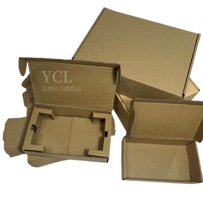 飞机盒现货批发3c数码手机壳物流电商打包盒深圳纸箱纸盒包装厂家图2