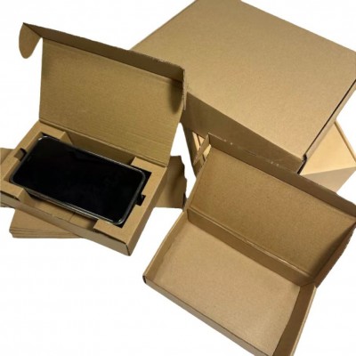 飞机盒现货批发3c数码手机壳物流电商打包盒深圳纸箱纸盒包装厂家图4