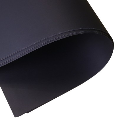 批发全开110g单双面黑礼盒包装纸手工绘画折纸150g黑色手提袋纸图4