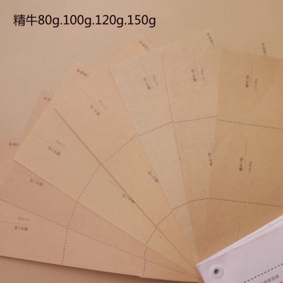 大张国产250g手提袋牛皮纸300g美卡相册硬卡纸100g精牛绘画特种纸图2