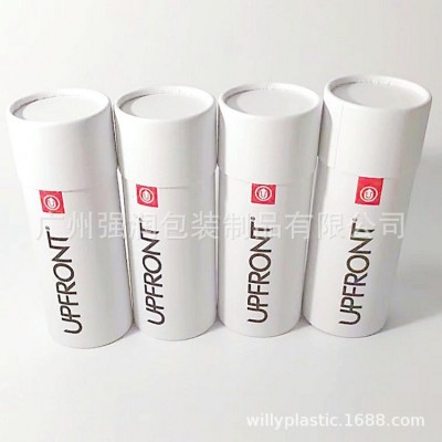 食品级礼品包装纸罐眼镜包装纸筒白卡纸中色印刷纸管白色纸筒图2