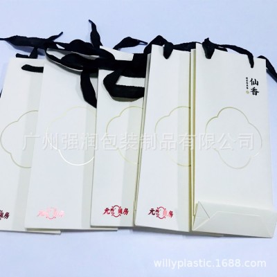 厂家订制手提袋礼品袋手挽袋檀香线香沉香包装纸袋购物袋烫金印刷图2