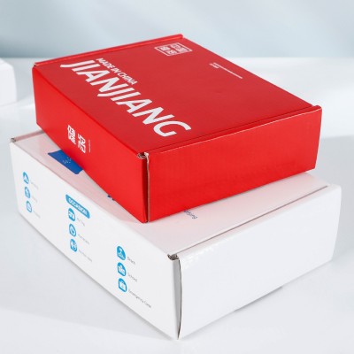 彩色飞机盒瓦楞纸盒包装制定产品服装盒子可制定logo印刷小批量图2