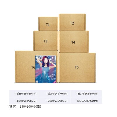 5元看样 纸箱5个 三层普通中档高档3种 五层2种 飞机盒2种材质4个图2