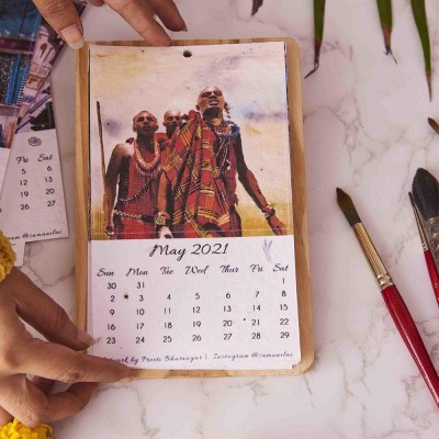 种子纸可降解种植种子纸日历台历手工纸发芽企业台历图3