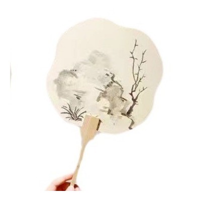 新型种子纸扇子定制异形送礼明信片小卡片企业展会宣传可降解纸张图2