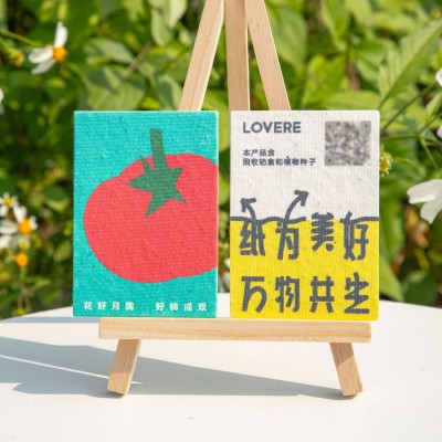 种子纸演唱会活动门票婚礼请帖入场券邀请函书签可发芽卡片纸张图3