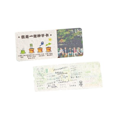 种子纸厂家定制2025年桌面摆件台历日历可发芽伴手礼卡片创意礼品图3