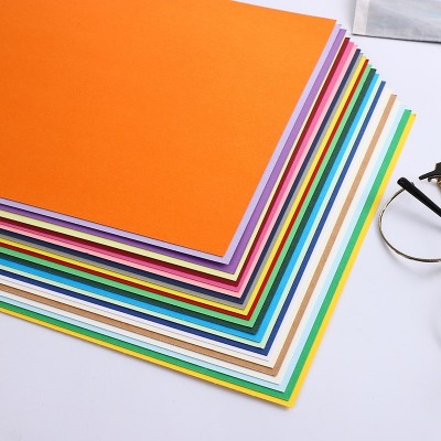 250克全开大张彩色卡纸幼儿园装饰剪纸硬卡纸DIY海报折纸艺术纸图6