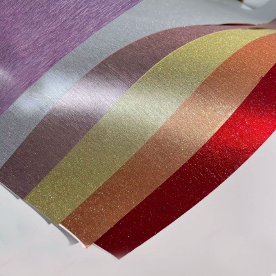 新款闪光纸不掉粉拉丝金葱纸吧唧闪底内垫拼贴胸章内垫特种纸图5