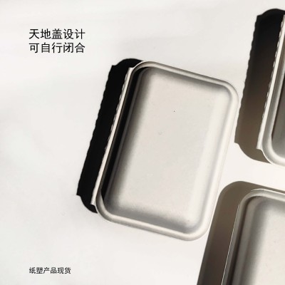 环保牛皮纸材料日常用品包装盒化妆品首饰盒可降解现货纸 塑盒子图2