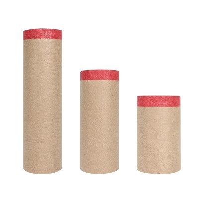 牛皮纸保护膜汽车喷漆遮蔽纸艺术漆装修遮蔽膜红色牛皮纸遮蔽膜图5