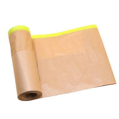 汽车喷漆遮蔽纸牛皮纸保护膜装修油漆遮蔽防尘保护纸牛皮纸遮蔽膜图5