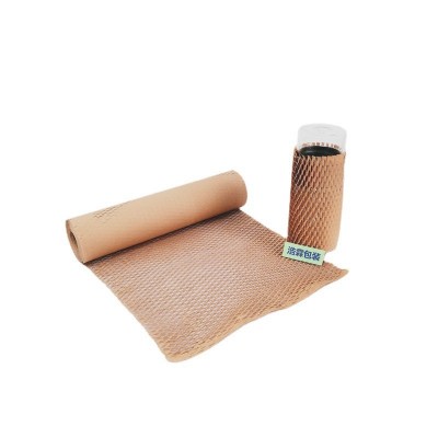 蜂窝包装纸蜂窝纸卷材化妆品包装快递包装缓冲包装蜂窝纸牛皮纸图5