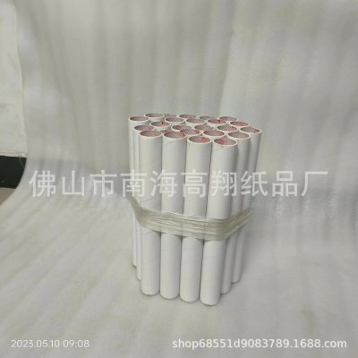定制优质耐破白卡纸芯纸管贴纸装饰包装纸芯图2