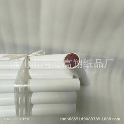 定制优质耐破白卡纸芯纸管贴纸装饰包装纸芯图3
