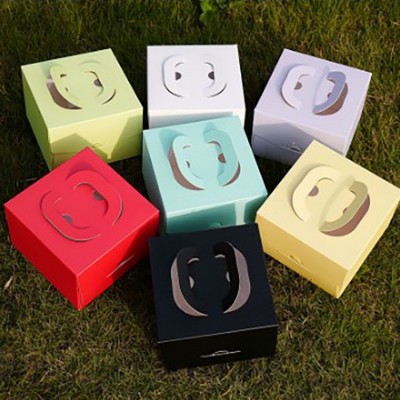 手提烘焙包装盒4寸6寸8寸10寸12寸压纹生日千层蛋糕盒西点盒图2