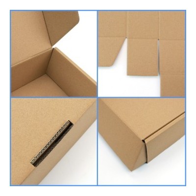 彩色飞机盒少量定制服饰内衣彩印包装快递盒图2