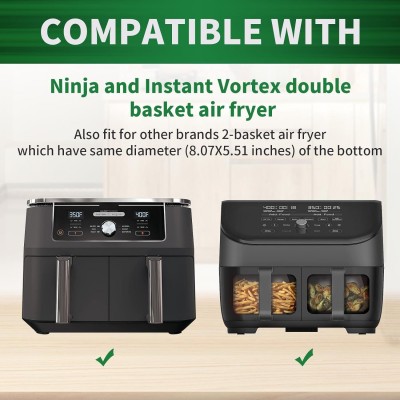 150空气炸锅专用纸食物烘焙纸垫食品级油纸纸盘方形家用吸油纸隔图2