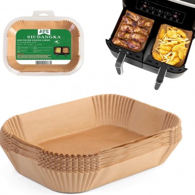 150空气炸锅专用纸食物烘焙纸垫食品级油纸纸盘方形家用吸油纸隔图5