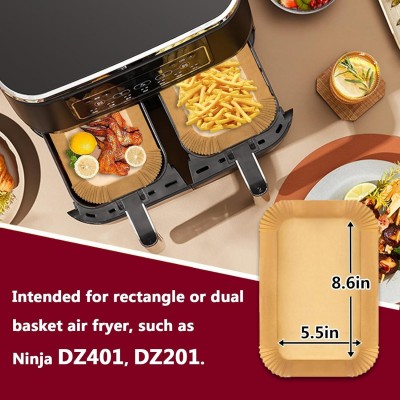 150空气炸锅专用纸食物烘焙纸垫食品级油纸纸盘方形家用吸油纸隔图4