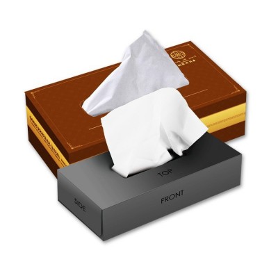 厂家直销纸质抽纸盒创意特制家庭酒店餐馆KTV一次性抽纸盒图5