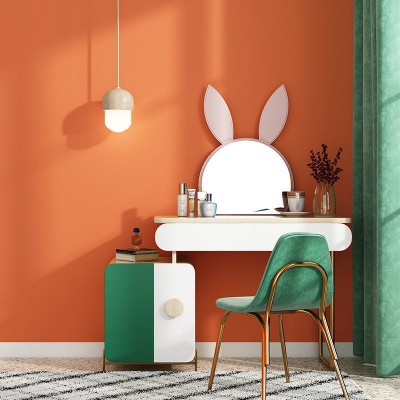 马卡龙墙纸自粘防水防潮纯色温馨卧室房间客厅背景墙壁纸家用墙贴图3