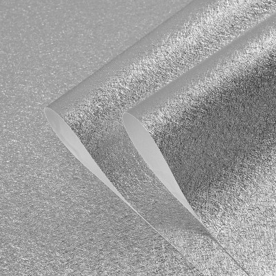 金色3D粗细拉丝墙纸 餐厅酒店吊顶 简约现代纯素色金箔防水壁纸图5