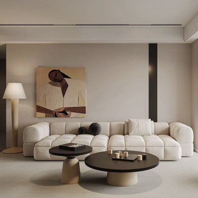 奶油风米色墙纸现代简约卧室客厅纯色背景墙纯白色壁纸杏子灰素色图3