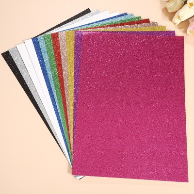 高颜值彩色覆膜金葱纸 创意磨砂亮闪特种纸手工diy鲜花 包装纸材料图3