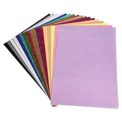 高颜值彩色覆膜金葱纸 创意磨砂亮闪特种纸手工diy鲜花 包装纸材料图4