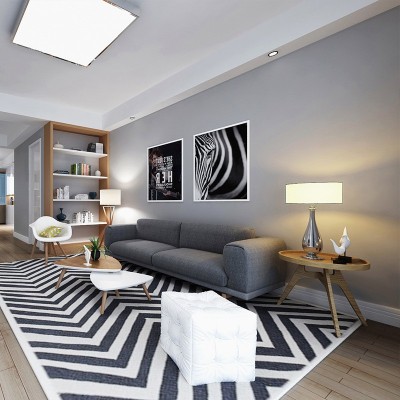 深灰色壁纸纯色无纺布墙纸水泥灰素色服装店客厅背景墙纸卧室满铺图3