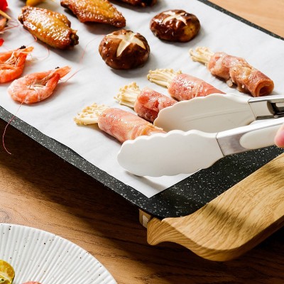 正长方形烤纸烤盘烤肉纸烘焙吸油纸食品烧烤垫纸硅油商用烤箱油纸图2