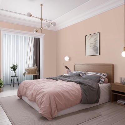 轻奢北欧纯色羊绒无缝墙布家装主材批发卧室客厅电视背景墙壁布图3