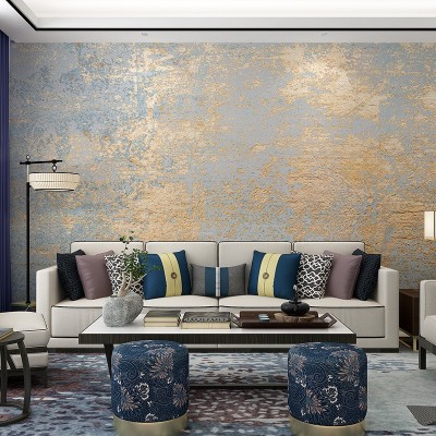 新中式电视背景墙壁纸2025新款网红墙纸客厅沙发轻奢影视卧室墙布图2