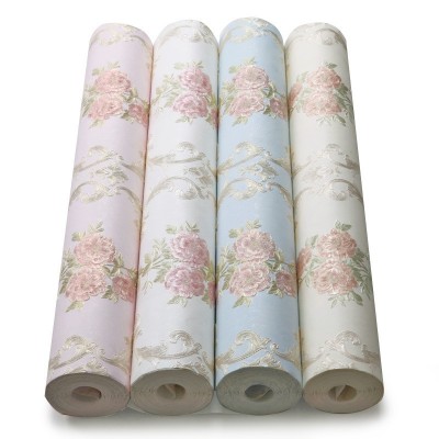 田园自粘墙纸卧室温馨客厅装饰电视背景墙自粘壁纸3D立体浮雕贴纸图5