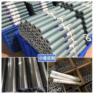 纸自粘批发仿麻布纹宾馆酒店客厅卧室纯色翻新壁纸蚕丝自贴跨境图4