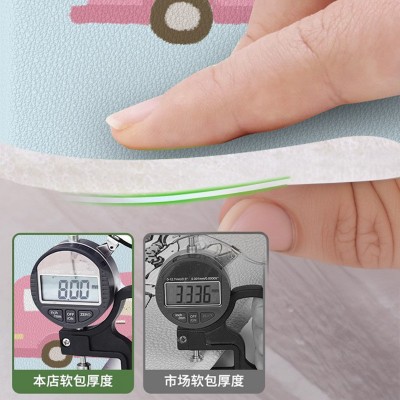 榻榻米床头软包防撞靠背儿童房自粘墙贴墙围墙垫防水防潮床围墙纸图3