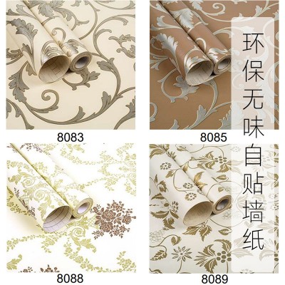 工厂直销PVC自粘小墙纸墙贴背景卡通卧室简约现代防水加厚贴纸图2