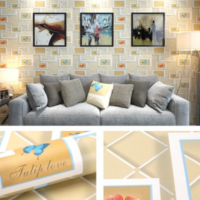 水泥墙面3d立体墙贴卧室遮丑翻新墙壁纸家用自粘墙纸防水防潮贴纸图2