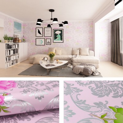 自粘墙纸卧室装饰客厅立体贴纸加厚欧式家用壁纸电视贴纸ins贴纸图2