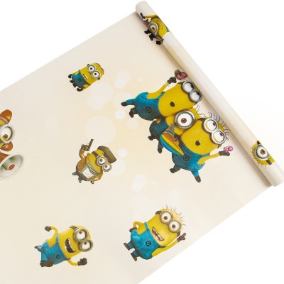 卡通墙纸自贴宿舍自粘壁纸卧室哆啦a梦男孩女孩宝宝儿童房防水贴图5