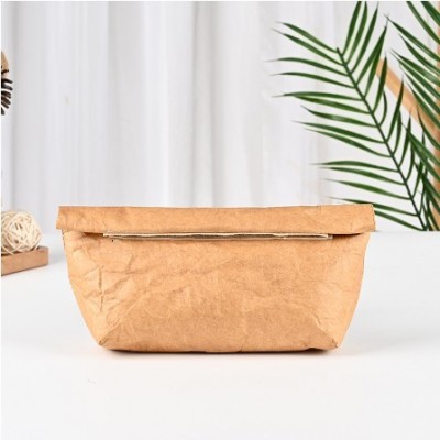 定制北欧风可水洗牛皮纸水桶袋耐水洗撕不烂礼品袋冰箱收纳袋定做图2