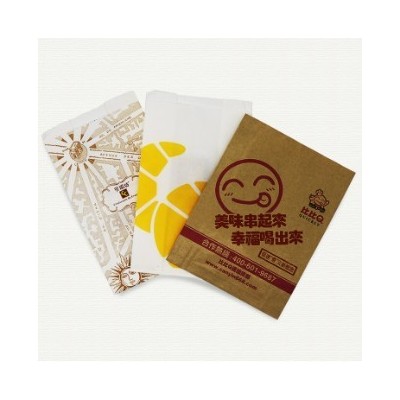 食品包装面包防油纸袋曲奇饼干薯条打包袋烘焙点心外卖包装尖底袋图2